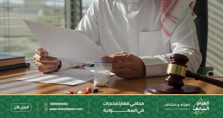 محامي قضايا مخدرات في السعودية وكيفية اختيار أرقام محامين المخدرات