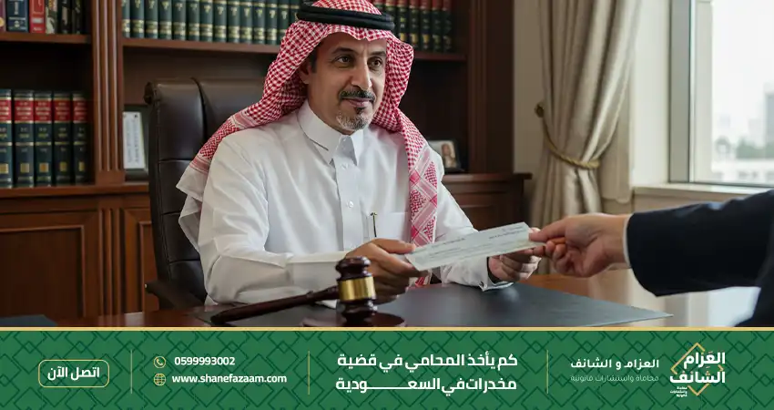 كم يأخذ المحامي في قضية مخدرات في السعودية