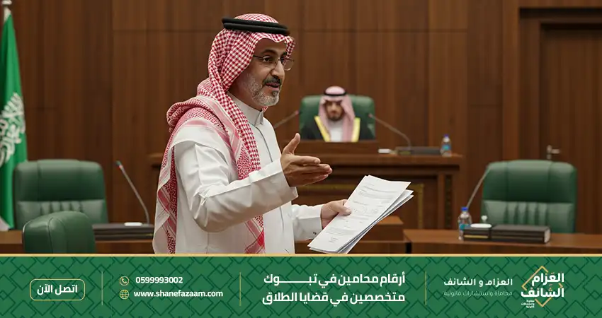 أرقام محامين في تبوك متخصصين في قضايا الطلاق