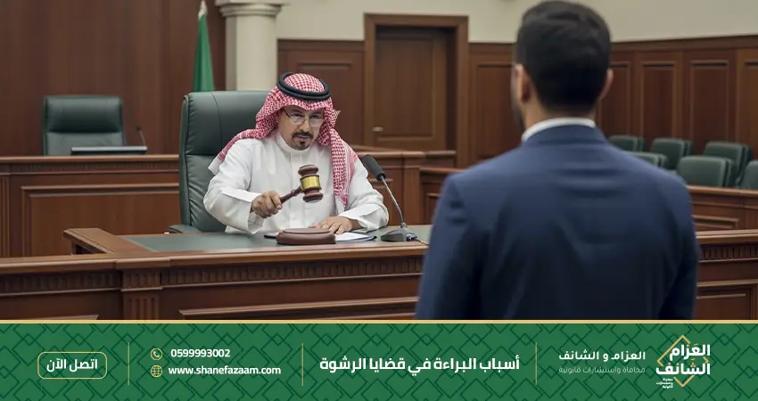 أسباب البراءة في قضايا الرشوة