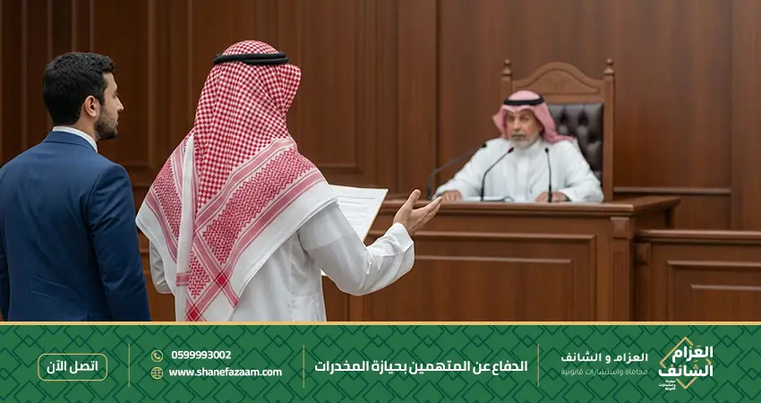 الدفاع عن المتهمين بحيازة المخدرات