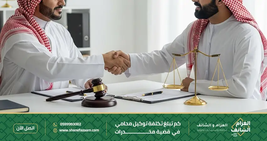 كم تبلغ تكلفة توكيل محامي في قضية مخدرات