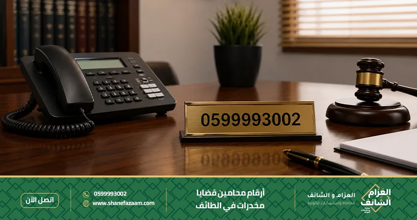 أرقام محامين قضايا مخدرات في الطائف