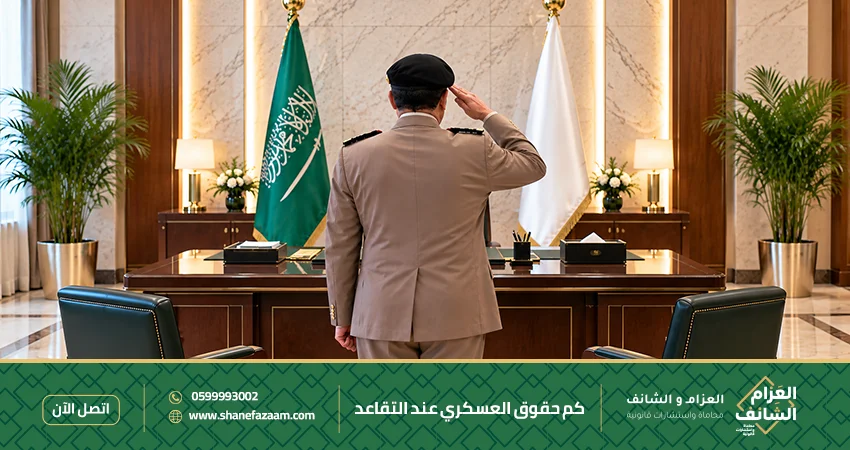 كم حقوق العسكري عند التقاعد