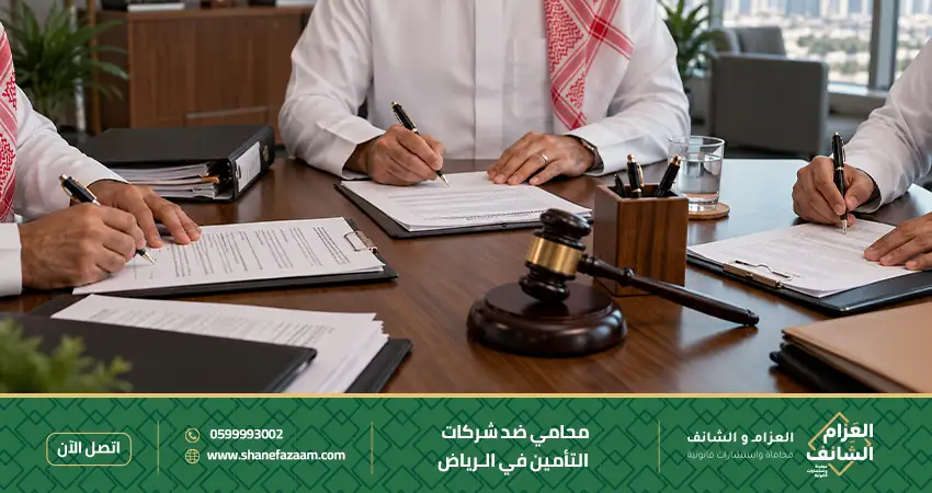 محامي ضد شركات التأمين في الرياض
